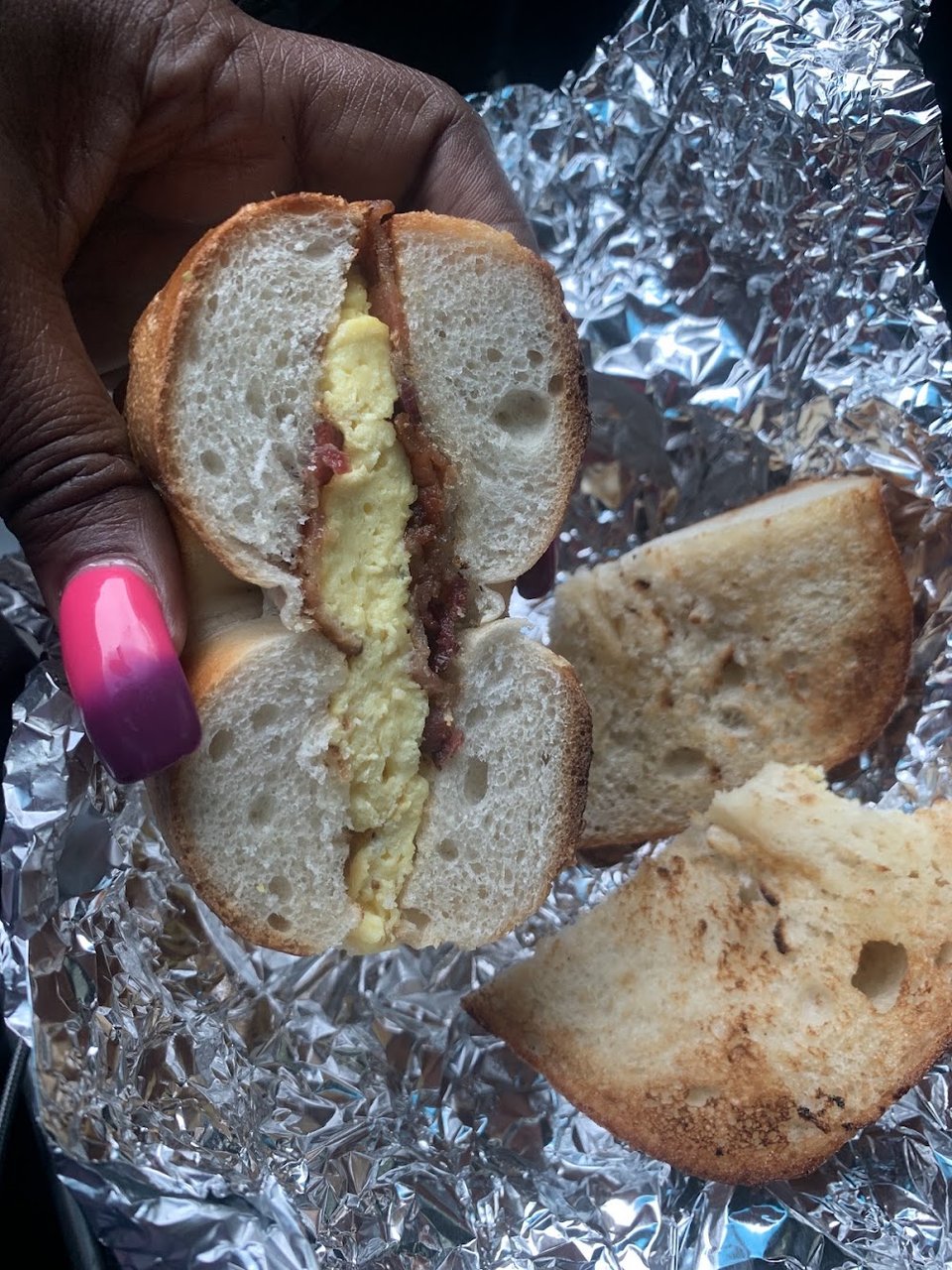 Toasted Jumbo Bagel